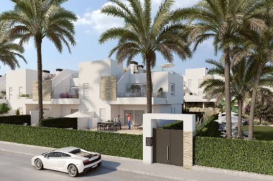 Erdgeschoss Apartment in Algorfa zu verkaufen, Wohnfläche 116 m², Zustand Erstbezug, Klimaanlage, 2 Schlafzimmer, 2 Badezimmer, Pool, ref.: HA-ARN-110-A01-2