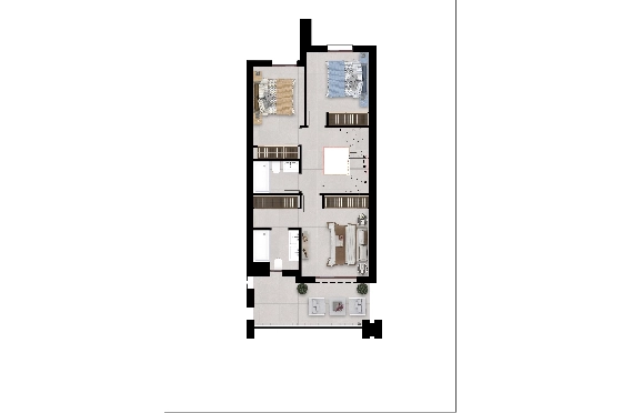 Stadthaus in Istan(Terreno Sau) zu verkaufen, Wohnfläche 191 m², Grundstück 290 m², 3 Schlafzimmer, 2 Badezimmer, Pool, ref.: TW-ALMAZARA-VIEWS-25
