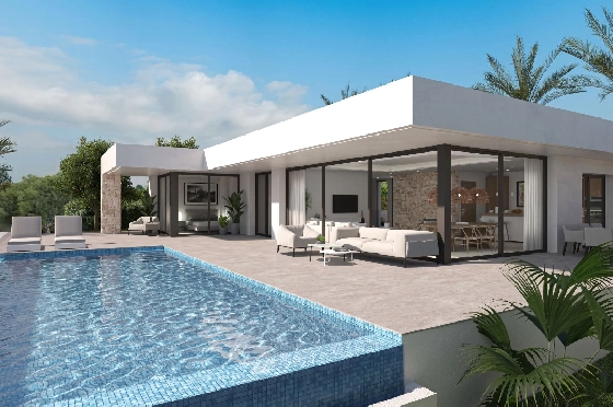 Villa in Denia zu verkaufen, Wohnfläche 259 m², Klimaanlage, Grundstück 1118 m², 4 Schlafzimmer, 4 Badezimmer, Pool, ref.: UM-UV-MANDARINA-II-3