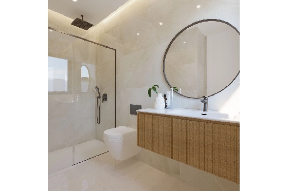 Villa in Finestrat zu verkaufen, Wohnfläche 175 m², Zustand Erstbezug, + fussboden, Klimaanlage, Grundstück 455 m², 3 Schlafzimmer, 3 Badezimmer, Pool, ref.: HA-FIN-106-E01-17