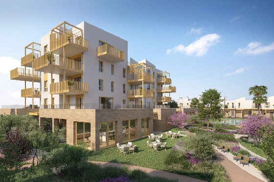 Reihenhaus in El Vergel zu verkaufen, Wohnfläche 74 m², Baujahr 2027, Klimaanlage, Grundstück 36 m², 2 Schlafzimmer, 2 Badezimmer, Pool, ref.: TT-AD-18-9