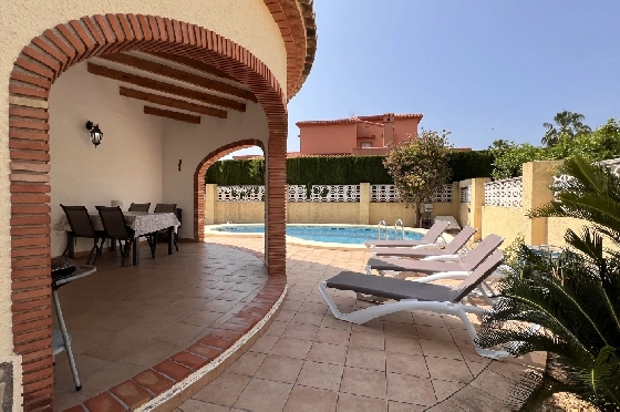 Villa in Els Poblets zu verkaufen, Wohnfläche 125 m², Baujahr 2004, Zustand gepflegt, + KLIMA, Klimaanlage, Grundstück 400 m², 3 Schlafzimmer, 3 Badezimmer, Pool, ref.: RG-0525-2