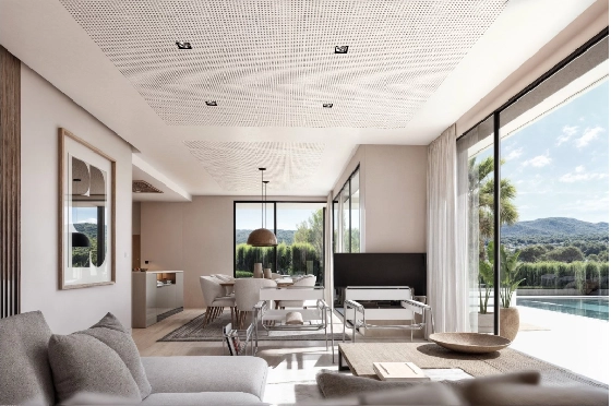 Villa in Moraira zu verkaufen, Wohnfläche 195 m², Baujahr 2025, Klimaanlage, Grundstück 811 m², 4 Schlafzimmer, 4 Badezimmer, Pool, ref.: AM-12327DA-8