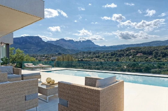 Villa in Calpe zu verkaufen, Wohnfläche 190 m², Baujahr 2025, Klimaanlage, Grundstück 1000 m², 3 Schlafzimmer, 3 Badezimmer, Pool, ref.: AM-12431DA-3