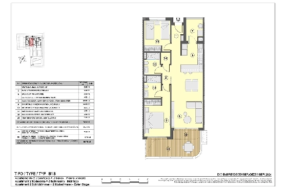 Etagen Apartment in Cala Ratjada zu verkaufen, Wohnfläche 101 m², Zustand Erstbezug, + fussboden, Klimaanlage, 2 Schlafzimmer, 2 Badezimmer, Pool, ref.: HA-MLN-164-A01-10