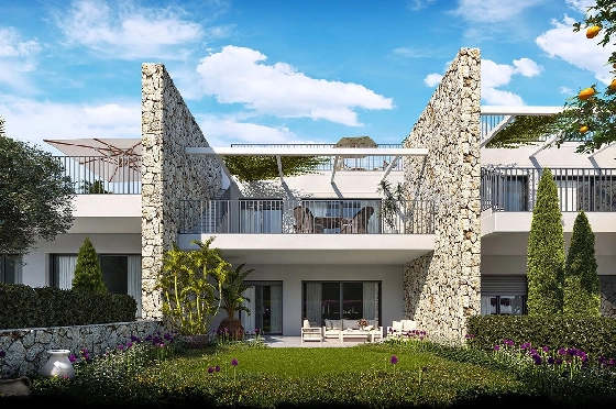 Erdgeschoss Apartment in Sant Elm zu verkaufen, Wohnfläche 112 m², Zustand Erstbezug, Klimaanlage, 3 Schlafzimmer, 2 Badezimmer, Pool, ref.: HA-MLN-434-A01-3