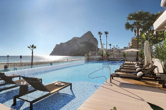 Maisonette in Calpe zu verkaufen, Wohnfläche 228 m², Zustand Erstbezug, Klimaanlage, 3 Schlafzimmer, 3 Badezimmer, Pool, ref.: HA-CAN-150-A04-1