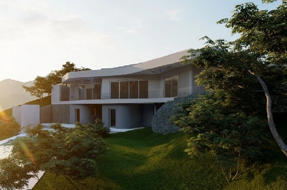 Villa in Javea zu verkaufen, Wohnfläche 350 m², Baujahr 2025, Klimaanlage, Grundstück 1000 m², 3 Schlafzimmer, 2 Badezimmer, Pool, ref.: AM-12492DA-18