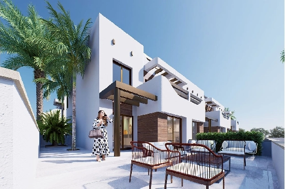 Erdgeschoss Apartment in Torre de la Horadada zu verkaufen, Wohnfläche 85 m², Zustand Erstbezug, 2 Schlafzimmer, 2 Badezimmer, Pool, ref.: HA-THN-450-A01-8