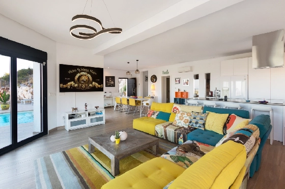 Villa in Denia zu verkaufen, Wohnfläche 170 m², Baujahr 2019, + Fussbodenheizung, Klimaanlage, Grundstück 829 m², 3 Schlafzimmer, 4 Badezimmer, ref.: HG-3804-5