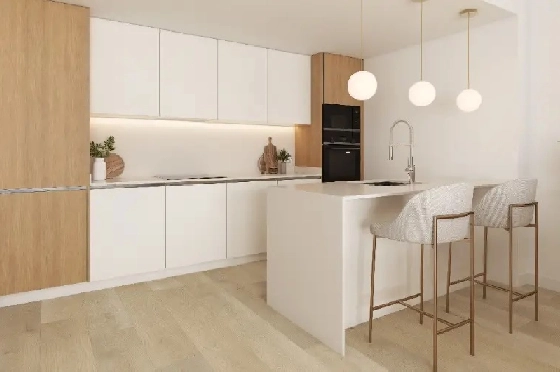 Apartment in El Vergel zu verkaufen, Wohnfläche 80 m², Baujahr 2027, Klimaanlage, Grundstück 24 m², 3 Schlafzimmer, 2 Badezimmer, Pool, ref.: AH-EV-VI-2-02-01-D-5