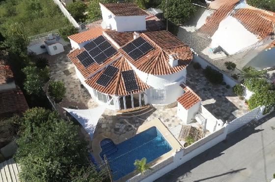 Villa in Els Poblets zur Ferienvermietung, Wohnfläche 100 m², Baujahr 1983, Zustand gepflegt, + KLIMA, Klimaanlage, Grundstück 353 m², 3 Schlafzimmer, 1 Badezimmer, Pool, ref.: T-0325-1