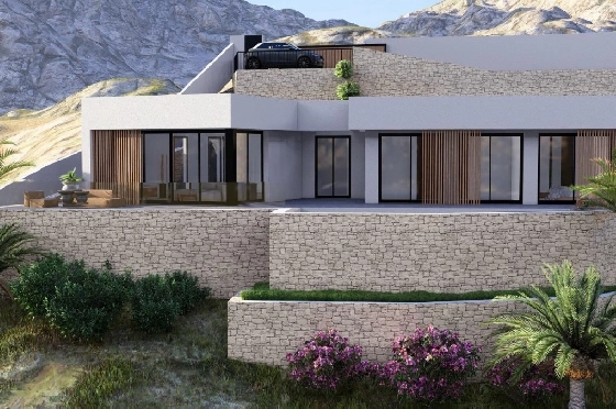 Villa in Pedreguer zu verkaufen, Wohnfläche 200 m², Baujahr 2025, Klimaanlage, Grundstück 1000 m², 3 Schlafzimmer, 2 Badezimmer, Pool, ref.: AM-12598DA-4