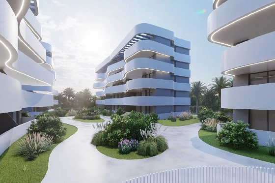 Penthouse Apartment in Guardamar del Segura zu verkaufen, Wohnfläche 97 m², Zustand Erstbezug, Klimaanlage, 2 Schlafzimmer, 2 Badezimmer, Pool, ref.: HA-GUN-431-A02-6