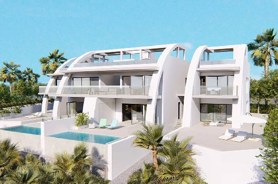 Erdgeschoss Apartment in Rojales zu verkaufen, Wohnfläche 258 m², Zustand Erstbezug, Klimaanlage, 4 Schlafzimmer, 3 Badezimmer, Pool, ref.: HA-RON-521-A08-1
