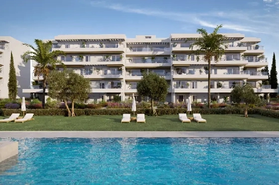 Apartment in El Vergel zu verkaufen, Wohnfläche 95 m², Baujahr 2027, Klimaanlage, Grundstück 43 m², 3 Schlafzimmer, 2 Badezimmer, Pool, ref.: AH-EV-VI-1-01-03-E-1