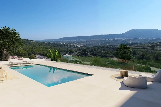 Villa in Benitachell zu verkaufen, Wohnfläche 206 m², Baujahr 2026, Klimaanlage, Grundstück 689 m², 3 Schlafzimmer, 3 Badezimmer, Pool, ref.: AM-12605DA-3