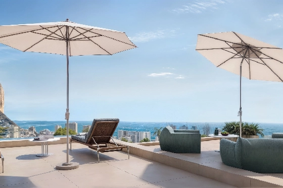 Villa in Calpe zu verkaufen, Wohnfläche 324 m², Baujahr 2025, Klimaanlage, Grundstück 800 m², 3 Schlafzimmer, 3 Badezimmer, Pool, ref.: AM-12624DA-2