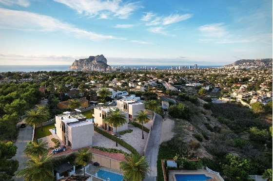 Villa in Calpe zu verkaufen, Wohnfläche 324 m², Baujahr 2025, Klimaanlage, Grundstück 800 m², 3 Schlafzimmer, 3 Badezimmer, Pool, ref.: AM-12624DA-5