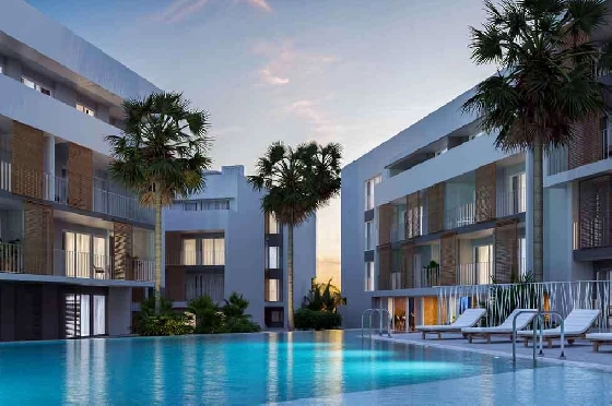 Apartment in Javea zu verkaufen, Wohnfläche 87 m², 2 Schlafzimmer, 2 Badezimmer, Pool, ref.: AVS-51914-10