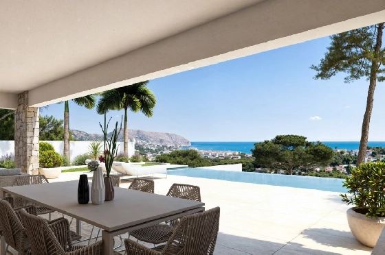 Villa in Moraira zu verkaufen, Wohnfläche 350 m², Grundstück 913 m², 4 Schlafzimmer, 4 Badezimmer, Pool, ref.: VGH50095-2