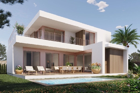 Villa in Entrenaranjos zu verkaufen, Wohnfläche 235 m², Zustand Erstbezug, Klimaanlage, Grundstück 303 m², 4 Schlafzimmer, 3 Badezimmer, Pool, ref.: HA-ENN-120-E02-1