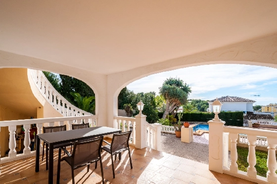 Villa in Moraira zu verkaufen, Wohnfläche 270 m², Klimaanlage, Grundstück 897 m², 3 Schlafzimmer, 3 Badezimmer, Pool, ref.: AM-12629DR-29