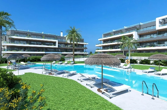 Penthouse Apartment in Torrevieja zu verkaufen, Wohnfläche 137 m², Zustand Erstbezug, Klimaanlage, 2 Schlafzimmer, 2 Badezimmer, Pool, ref.: HA-TON-270-A04-12
