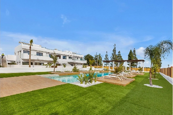 Penthouse Apartment in Los Alcazares zu verkaufen, Wohnfläche 137 m², Zustand Erstbezug, 2 Schlafzimmer, 2 Badezimmer, Pool, ref.: HA-LAN-436-A04-2
