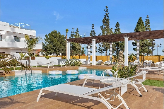 Penthouse Apartment in Los Alcazares zu verkaufen, Wohnfläche 137 m², Zustand Erstbezug, 2 Schlafzimmer, 2 Badezimmer, Pool, ref.: HA-LAN-436-A04-7