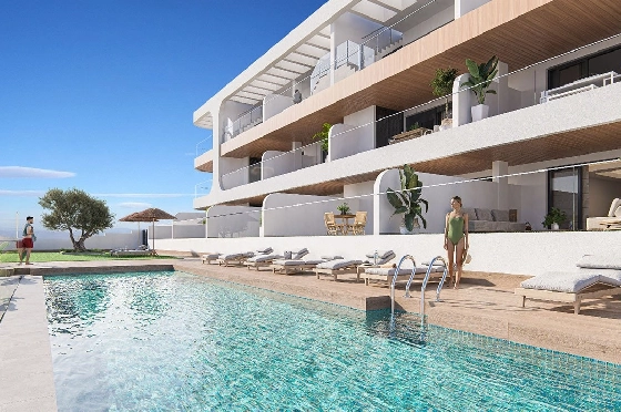 Penthouse Apartment in Benijofar zu verkaufen, Wohnfläche 182 m², Zustand Erstbezug, 3 Schlafzimmer, 2 Badezimmer, Pool, ref.: HA-BNN-319-A02-1