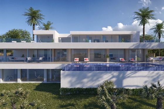 Villa in Benitachell(Cumbre del Sol) zu verkaufen, Wohnfläche 506 m², Grundstück 2393 m², 6 Schlafzimmer, 7 Badezimmer, Pool, ref.: VA-21294-1