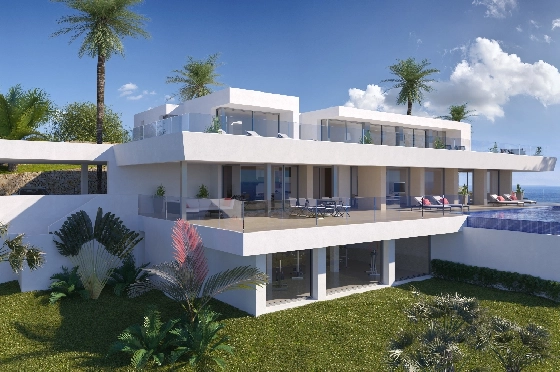 Villa in Benitachell(Cumbre del Sol) zu verkaufen, Wohnfläche 506 m², Grundstück 2393 m², 6 Schlafzimmer, 7 Badezimmer, Pool, ref.: VA-21294-4