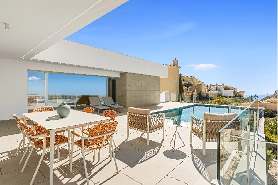 Villa in Benitachell(Cumbre del Sol) zu verkaufen, Wohnfläche 215 m², Grundstück 813 m², 4 Schlafzimmer, 5 Badezimmer, Pool, ref.: VA-22899-34