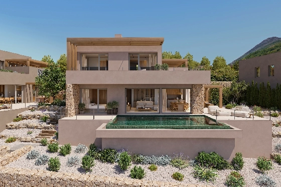 Villa in Lliber(Vall de Pop) zu verkaufen, Wohnfläche 165 m², Grundstück 473 m², 3 Schlafzimmer, 3 Badezimmer, Pool, ref.: VA-23427-12