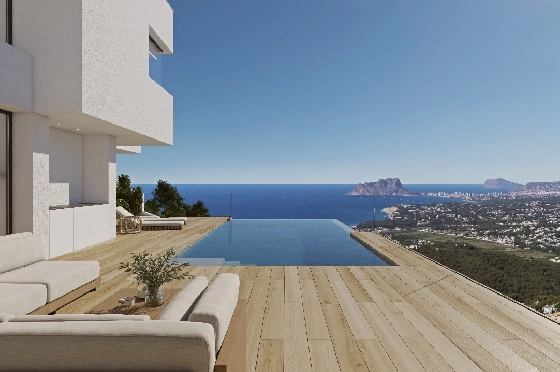Villa in Benitachell(Cumbre del Sol) zu verkaufen, Wohnfläche 193 m², Grundstück 878 m², 3 Schlafzimmer, 3 Badezimmer, Pool, ref.: VA-23251-1