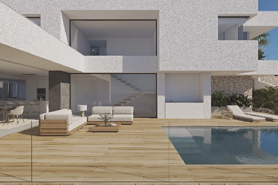 Villa in Benitachell(Cumbre del Sol) zu verkaufen, Wohnfläche 193 m², Grundstück 878 m², 3 Schlafzimmer, 3 Badezimmer, Pool, ref.: VA-23251-2
