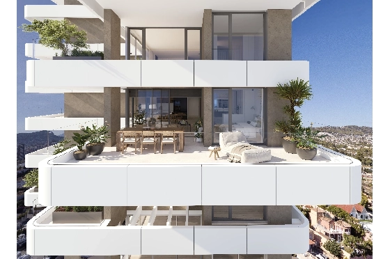Apartment in Calpe(Calpe) zu verkaufen, Wohnfläche 91 m², 2 Schlafzimmer, 2 Badezimmer, Pool, ref.: VA-EBB13-12