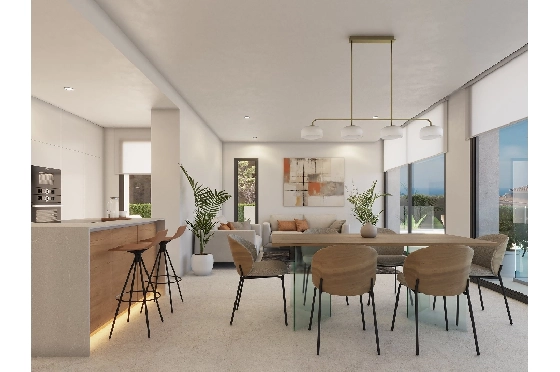 Villa in Benitachell(Cumbre del Sol) zu verkaufen, Wohnfläche 165 m², Grundstück 963 m², 3 Schlafzimmer, 3 Badezimmer, Pool, ref.: VA-24182-8
