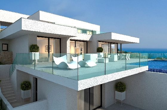 Villa in Benitachell(Cumbre del Sol) zu verkaufen, Wohnfläche 260 m², Grundstück 997 m², 3 Schlafzimmer, 4 Badezimmer, Pool, ref.: VA-22449-2