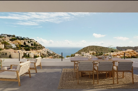 Apartment in Benitachell(Cumbre del Sol) zu verkaufen, Wohnfläche 83 m², 2 Schlafzimmer, 2 Badezimmer, Pool, ref.: VA-PG065-19