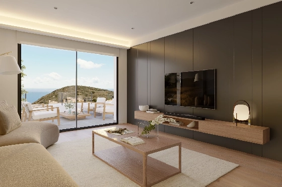 Apartment in Benitachell(Cumbre del Sol) zu verkaufen, Wohnfläche 117 m², 3 Schlafzimmer, 2 Badezimmer, Pool, ref.: VA-PG067-35