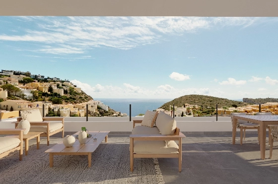 Apartment in Benitachell(Cumbre del Sol) zu verkaufen, Wohnfläche 105 m², 3 Schlafzimmer, 2 Badezimmer, Pool, ref.: VA-PG071-41