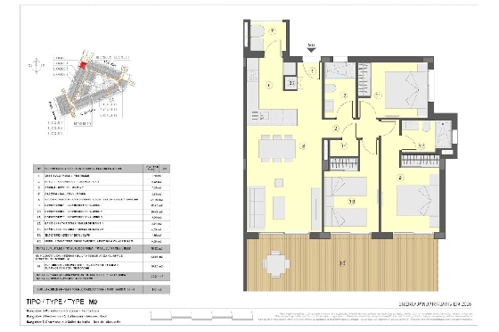 Erdgeschoss Apartment in Torrevieja zu verkaufen, Wohnfläche 108 m², Zustand Erstbezug, 3 Schlafzimmer, 2 Badezimmer, Pool, ref.: HA-TON-271-A03-10