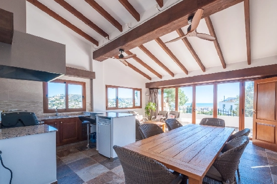 Villa in Moraira zu verkaufen, Wohnfläche 285 m², Baujahr 2015, Klimaanlage, Grundstück 960 m², 4 Schlafzimmer, 3 Badezimmer, Pool, ref.: AM-12646DR-16