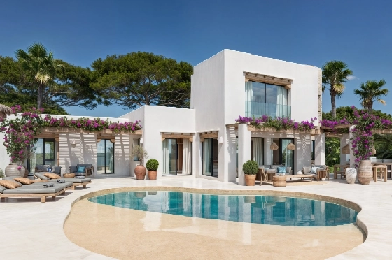 Villa in Moraira zu verkaufen, Wohnfläche 185 m², Baujahr 2026, Klimaanlage, Grundstück 778 m², 4 Schlafzimmer, 4 Badezimmer, Pool, ref.: AM-12682DA-1