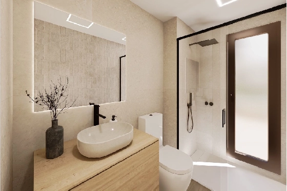 Villa in Los Alcazares zu verkaufen, Wohnfläche 129 m², Zustand Erstbezug, Grundstück 202 m², 3 Schlafzimmer, 2 Badezimmer, Pool, ref.: HA-LAN-451-E01-6