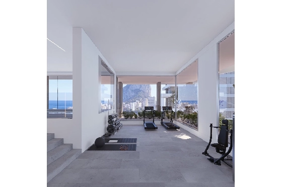 Etagen Apartment in Calpe zu verkaufen, Wohnfläche 133 m², Zustand Erstbezug, + fussboden, Klimaanlage, 3 Schlafzimmer, 2 Badezimmer, Pool, ref.: HA-CAN-160-A02-10