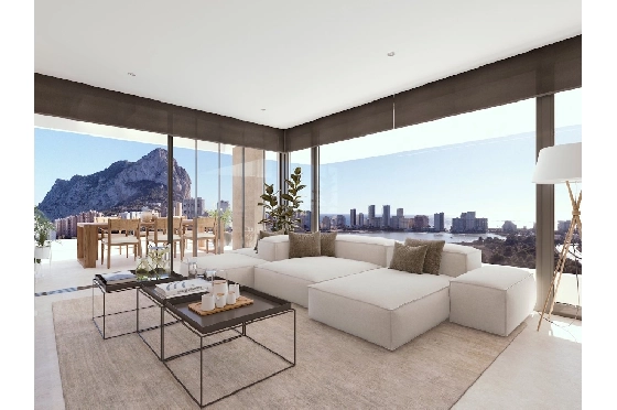 Etagen Apartment in Calpe zu verkaufen, Wohnfläche 133 m², Zustand Erstbezug, + fussboden, Klimaanlage, 3 Schlafzimmer, 2 Badezimmer, Pool, ref.: HA-CAN-160-A02-11
