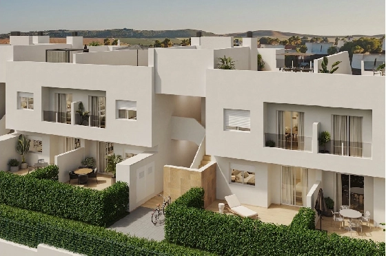 Penthouse Apartment in Algorfa zu verkaufen, Wohnfläche 156 m², Zustand Erstbezug, Klimaanlage, 2 Schlafzimmer, 2 Badezimmer, Pool, ref.: HA-ARN-116-A03-1